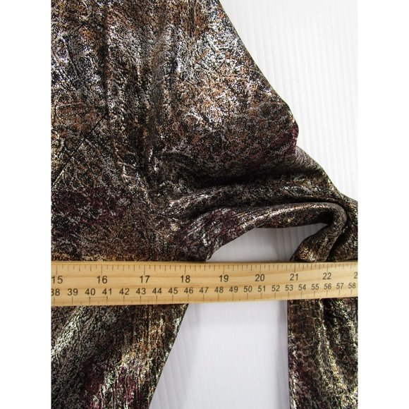 Joseph Ribkoff Jacket 6 Blazer Coat Snake Skin Career Shiny 1 Button - Picture 5 of 10